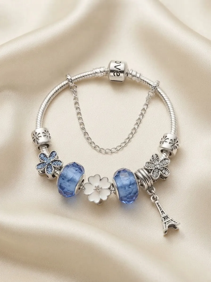 Parisian Romance Charm Bracelet