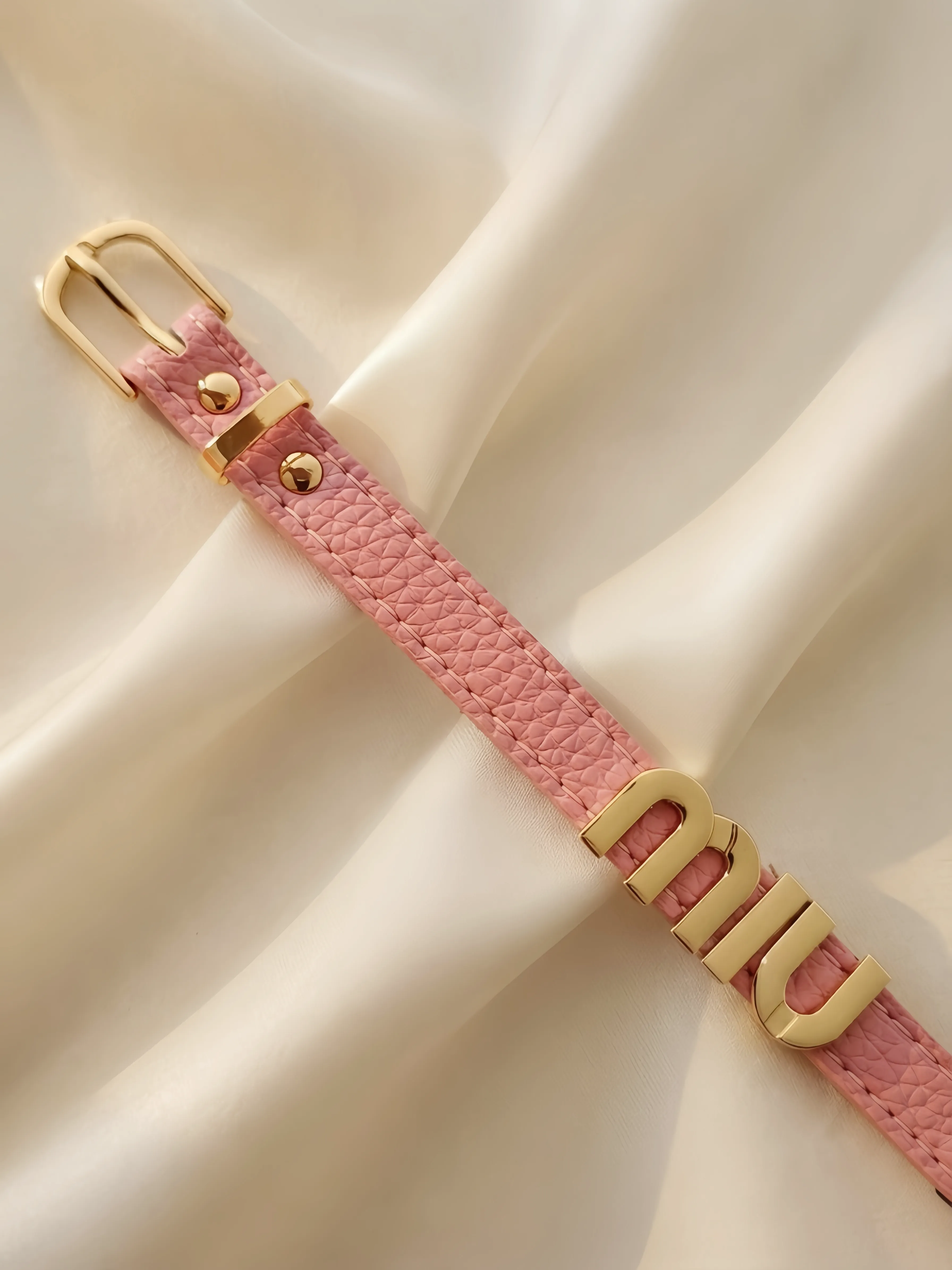 "MiuMiu" Leather Bracelet photo 6