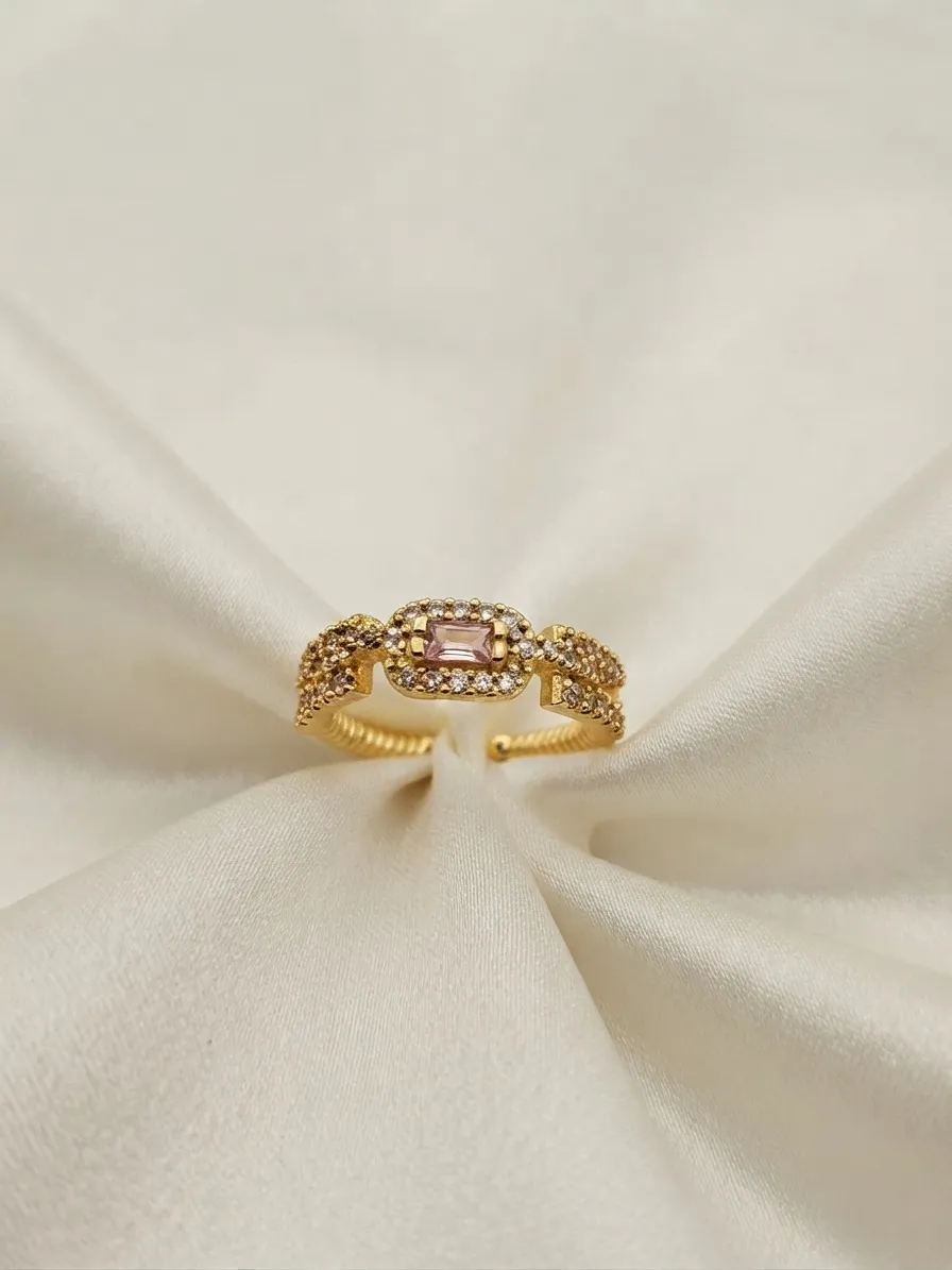 halo ring pink